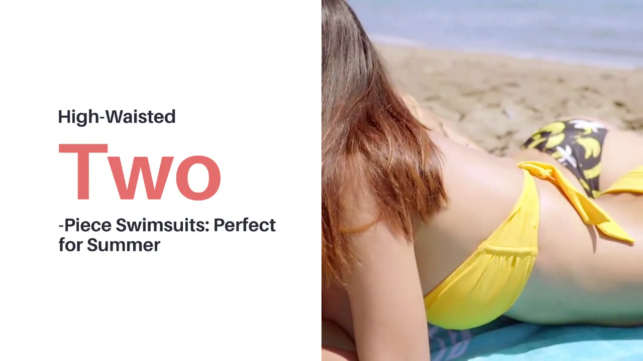 'Video thumbnail for High-Waisted Two -Piece Swimsuits: Perfect for Summer'