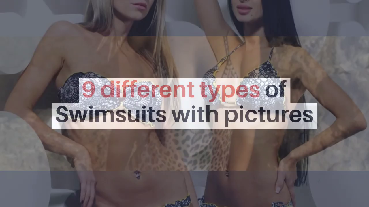 'Video thumbnail for 9 different types of Swimsuits with pictures'
