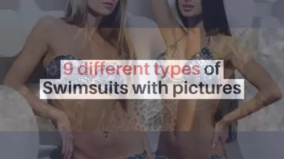 8 different types of Swimsuits with pictures
