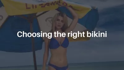 Choosing the right bikini : Choosing the right bikini