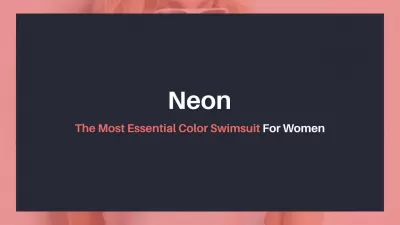 Neon : The Most Essential Color Swimsuit For Women