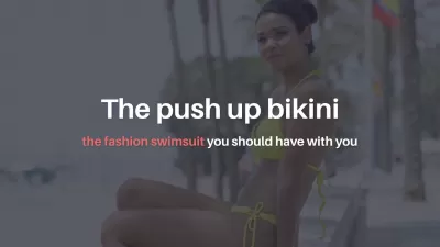The push up bikini: the fashion swimsuit you should have with you