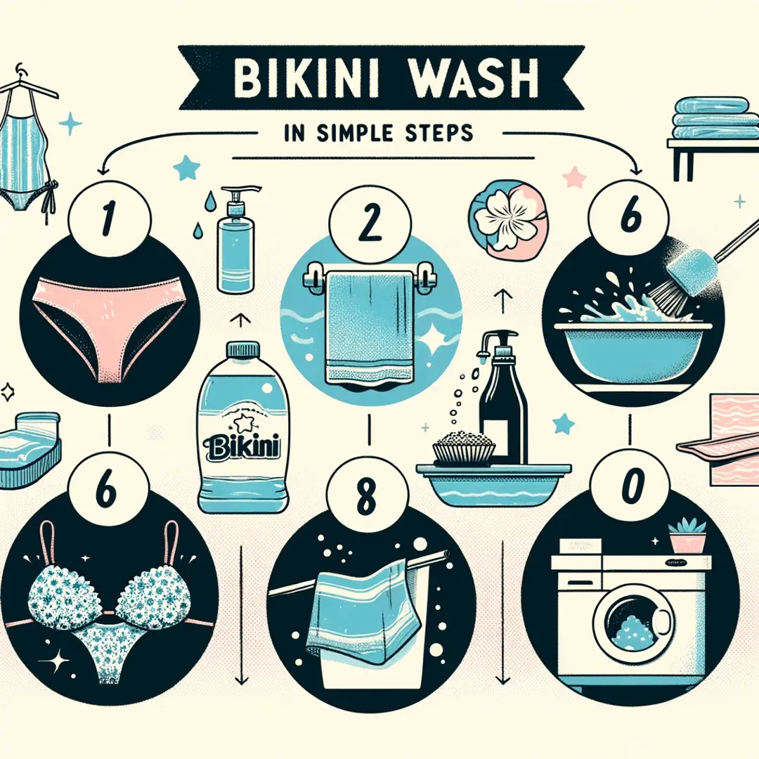 Bikini wash in 6 simple steps